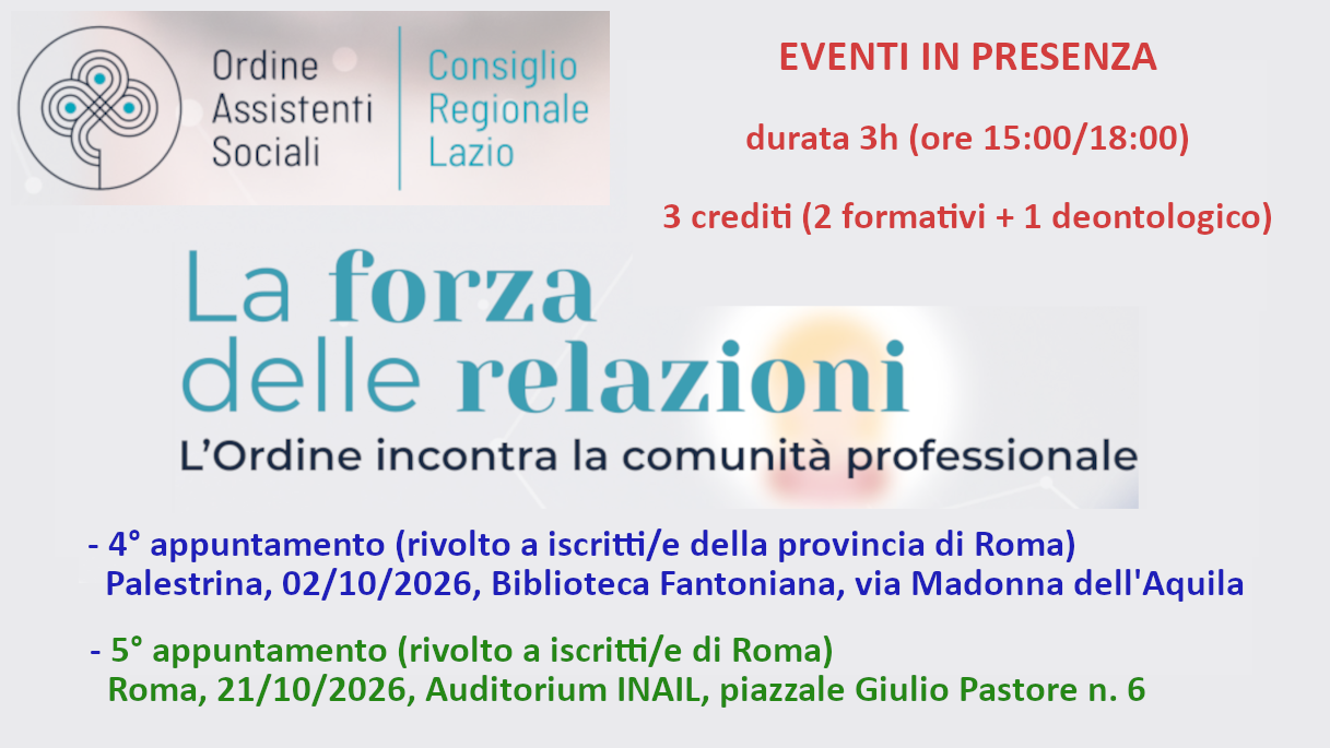 Immagine La forza delle relazioni. L’Ordine incontra la comunità professionale