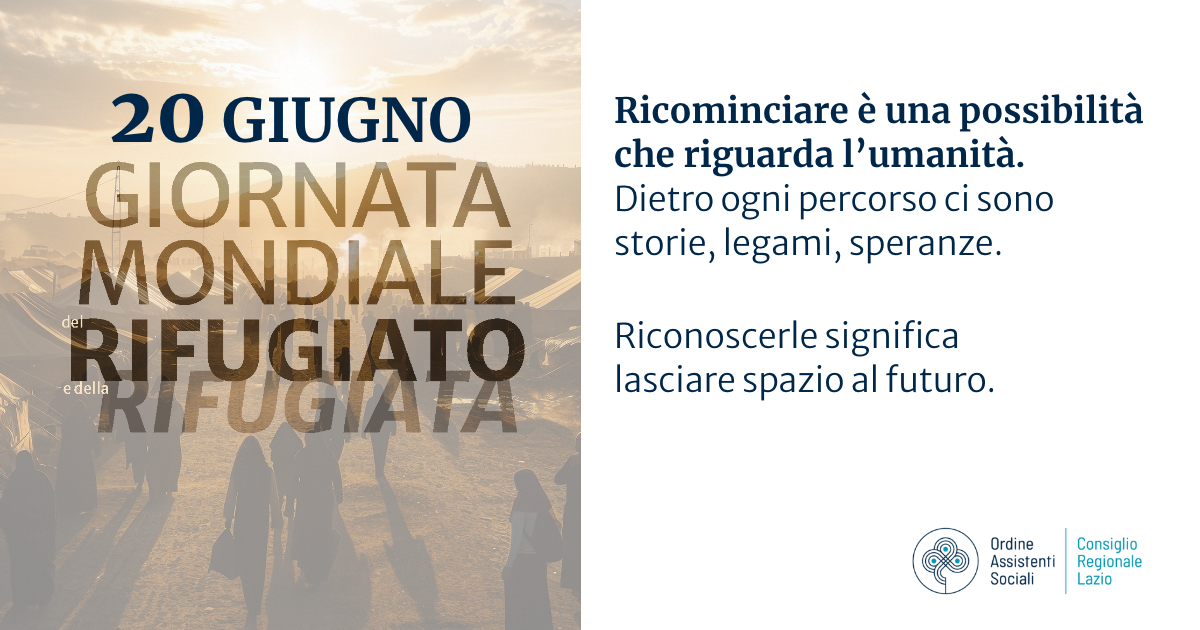 Immagine 20 giugno 2026 – Giornata Mondiale della persona Rifugiata